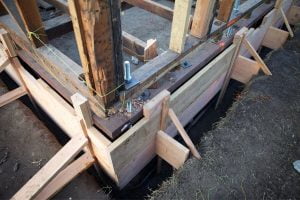 Reinforcing foundation