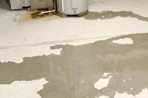 Wet basement floor