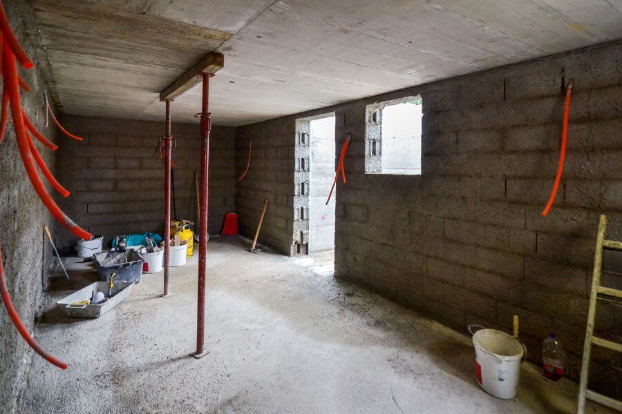 Basement waterproofing