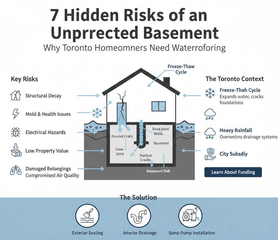basement flooding risk factors infographic toronto icy reno