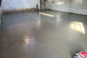 Basement concrete flooring installation Toronto