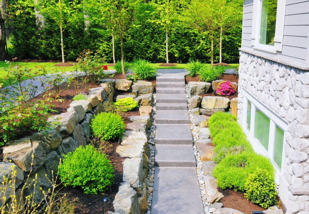 Landscaping in Preventing Basement Water Issues