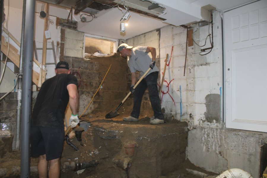 benching for basements
