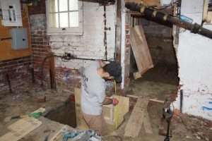 moisture sensor installation basement