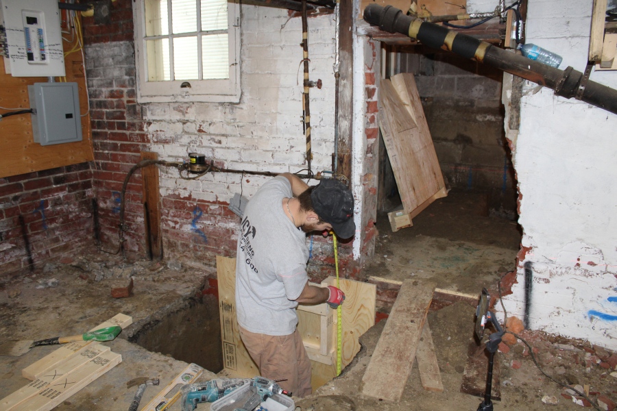 moisture sensor installation basement