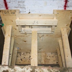 cabbagetown victorian row house excavation