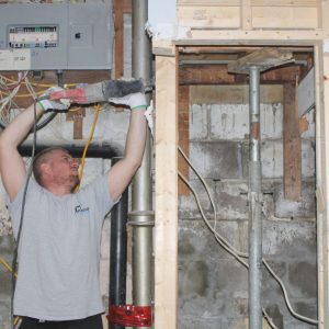 commercial interior waterproofing membrane installation