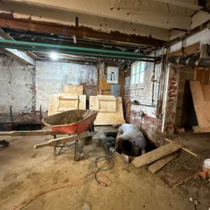 completed foundation underpinning structural phase