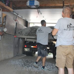 clear gravel delivery sub slab base