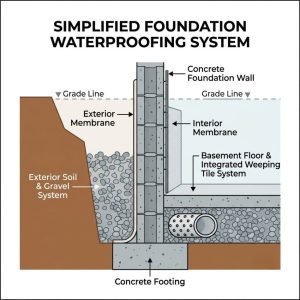 foundation system waterproofing north york home